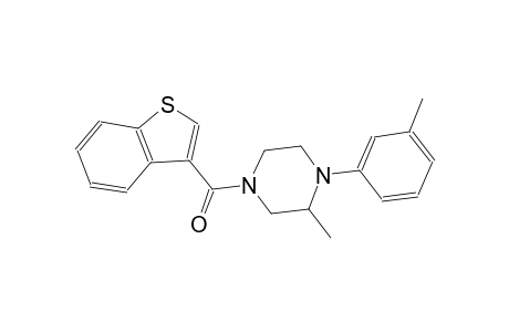 4-(1-benzothien-3-ylcarbonyl)-2-methyl-1-(3-methylphenyl)piperazine