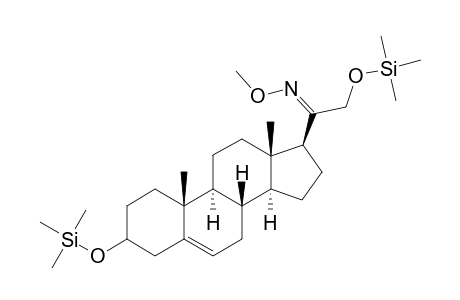3,21-Bis[(trimethylsilyl)oxy]pregn-5-en-20-one o-methyloxime