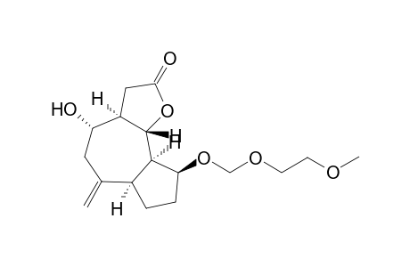 Azuleno[4,5-b]furan-2(3H)-one, decahydro-4-hydroxy-9-[(2-methoxyethoxy)methoxy]-6-methylene-, (3a.alpha.,4.alpha.,6a.alpha.,9.beta.,9a.alpha.,9b.beta.)-(.+-.)-