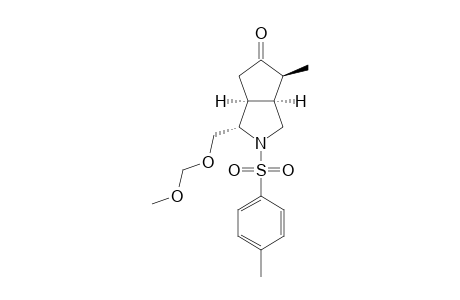(3S,3aS,6S,6aS)-3-(methoxymethoxymethyl)-6-methyl-2-(4-methylphenyl)sulfonyl-1,3,3a,4,6,6a-hexahydrocyclopenta[c]pyrrol-5-one