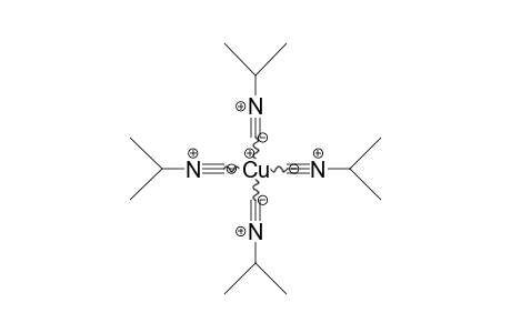 Tetrakis(isopropylisocyanato) copper(I) cation