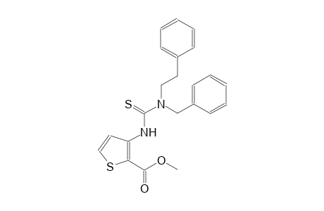 2-thiophenecarboxylic acid, 3-[[[(2-phenylethyl)(phenylmethyl)amino]carbonothioyl]amino]-, methyl ester