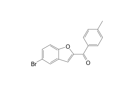 (5-bromanyl-1-benzofuran-2-yl)-(4-methylphenyl)methanone