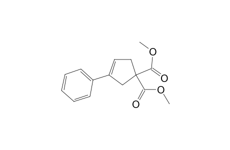 3-Phenylcyclopent-3-ene-1,1-dicarboxylic acid dimethyl ester