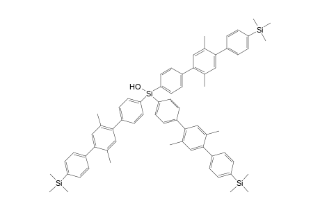 Tri(2',5'-dimethyl-4''-trimethylsilyl[4,1';4',1'']terphenyl)silanol