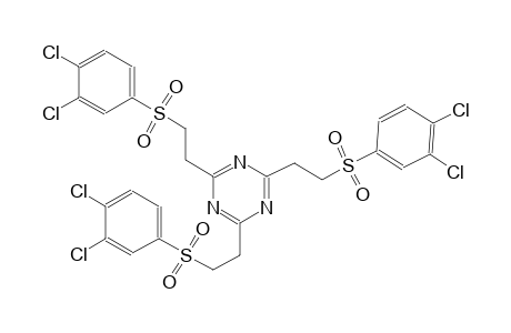 2,4,6-tris{2-[(3,4-dichlorophenyl)sulfonyl]ethyl}-1,3,5-triazine