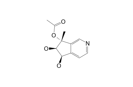 PMTA;7-(S)-ACETOXY-5,6-(R,S)-DIHYDROXY-7-(R)-METHYLCYClOPENTENO-[E]-PYRIDINE