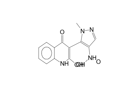 2-hydroxy-3-(1-methyl-4-nitro-5-pyrazolyl)-1,4-dihydro-4-quinolone