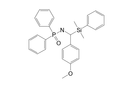 P,P-DIPHENYL-N-(1-DIMETHYLPHENYLSILYL-4-METHOXYPHENYLMETHYLENE)-PHOSPHINIC-AMIDE