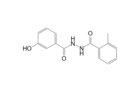 3-hydroxy-N'-(2-methylbenzoyl)benzohydrazide