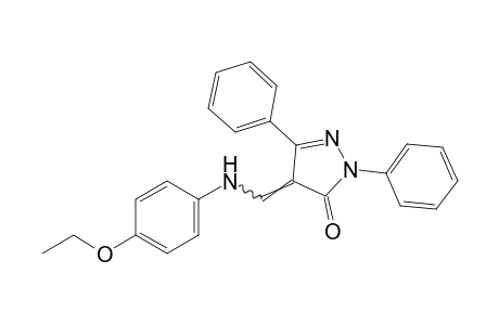 1,3-diphenyl-4-(p-phenetidinomethylene)-2-pyrazolin-5-one