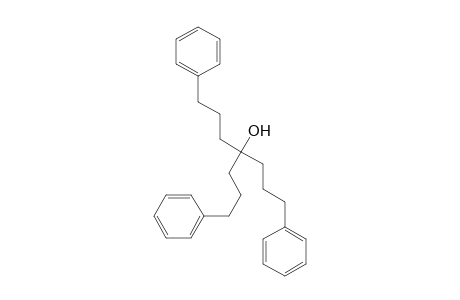 Tris(3-phenylpropyl)methanol