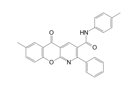 7-Methyl-N-(4-methylphenyl)-5-oxo-2-phenyl-5H-chromeno[2,3-b]pyridine-3-carboxamide