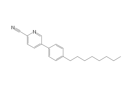 6-Cyano-3-(p-octylphenyl)pyridine