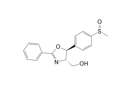 (4S,5S,Rs)-4-Hydroxymethyl-5-(4-methylsulfinylphenyl)-2-phenyl-4,5-dihydro-1,3-oxazole