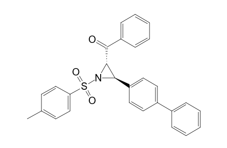(2S,3R)-2-Benzoyl-3-(4-phenylphenyl)-1-(4-toluenesulfonyl)aziridine