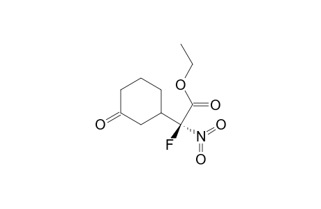 (2S,3R)-Ethyl 2-fluoro-2-nitro-2-(3-oxocyclohexyl)ethanoate