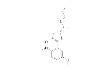 5-(5-METHOXY-2-NITROPHENYL)-1H-PYRROLE-2-N-PROPYL-CARBOXAMIDE