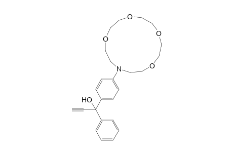 1-Phenyl-1-[4'-(1",4",7",10"-tetraoxa-13"-azacyclopentadec-13"-yl)phenyl]-prop-2-yn-1-ol