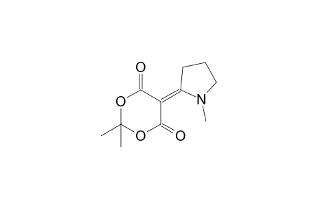 1-methyl-deltasquare, alpha-pyrrolidinemalonic acid, cyclic isoproylidene ester