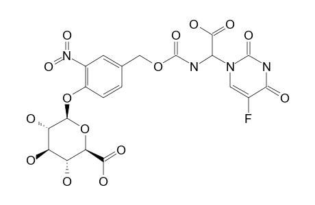 N-[4-O-(BETA-D-GLUCOPYRANOSYLURONIC-ACID)-3-NITROBENZYLOXYCARBONYL]-2-(5-FLUORO-2,4-DIOXO-1,2,3,4-TETRAHYDROPYRIMIDIN-1-YL)-GLYCINE