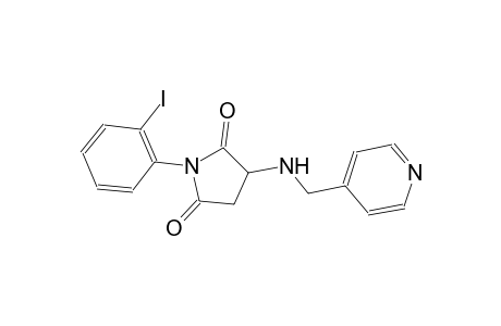 1-(2-iodophenyl)-3-[(4-pyridinylmethyl)amino]-2,5-pyrrolidinedione