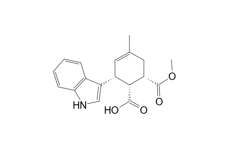 4-Cyclohexene-1,2-dicarboxylic acid, 3-(1H-indol-3-yl)-5-methyl-, 1-methyl ester, (1.alpha.,2.alpha.,3.alpha.)-(.+-.)-