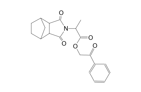 2-oxo-2-phenylethyl 2-(1,3-dioxohexahydro-1H-4,7-methanoisoindol-2(3H)-yl)propanoate