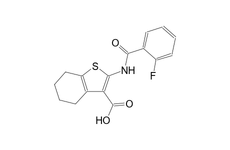 2-[(2-fluorobenzoyl)amino]-4,5,6,7-tetrahydro-1-benzothiophene-3-carboxylic acid