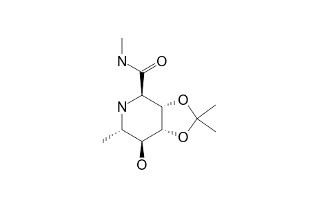 2,6,7-TRIDEOXY-2,6-IMINO-3,4-O-ISOPROPYLIDENE-N-METHYL-L-GLYCERO-L-TALO-HEPTONAMIDE