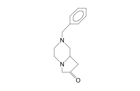 2-Benzyl-hexahydro-pyrrolo(1,2-A)pyrazin-7(6H)-one