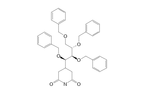 4-[(1R,2S,3S)-1,2,3,4-tetrakis(benzyloxy)butyl]piperidine-2,6-quinone