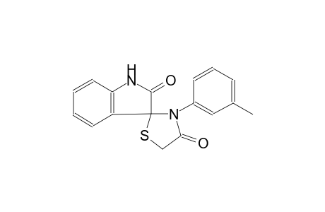 3'-(3-methylphenyl)-2,3-dihydrospiro[indene-1,2'-[1,3]thiazolidine]-2,4'-dione