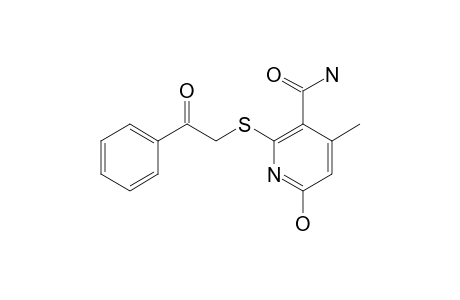 2-[6-HYDROXY-4-METHYL-2-[(2-OXO-2-PHENYLETHYL)-THIO]]-PYRIDINE-3-CARBOXAMIDE