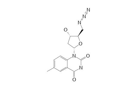 1-(5-AZIDO-2,5-DIDEOXY-alpha-D-ERYTHRO-PENTO-FURANOSYL)-6-METHYL-QUINAZOLINE-2,4-(1H,3H)-DIONE