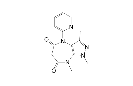 1,6-dihydro-4-(2-pyridyl)-1,3,8-triphenylpyrazolo[3,4-b][1,4]diazepine-5,7(4H,8H)-dione