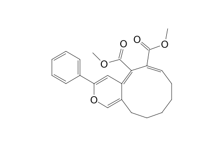 3-Phenyl-9,10,11,12-tetrahydro-8H-cyclodeca[c]pyran-5,6-dicarboxylic acid dimethyl ester