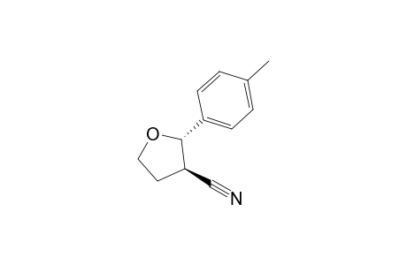 (trans)-2-(4'-Methylphenyl)-tetrahydrofuran-3-acrbonitrile