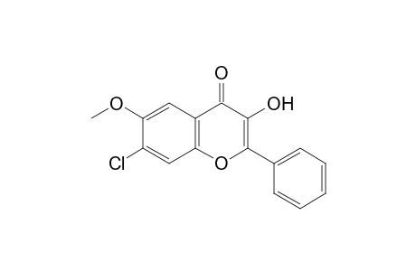 7-chloro-3-hydroxy-6-methoxyflavone