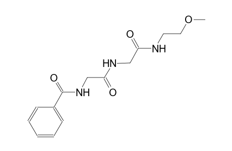 N-[2-({2-[(2-methoxyethyl)amino]-2-oxoethyl}amino)-2-oxoethyl]benzamide