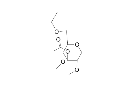 4-O-Acetyl-3,6-O-dimethyl-2-O-ethyl-1,5-anhydroglucitol