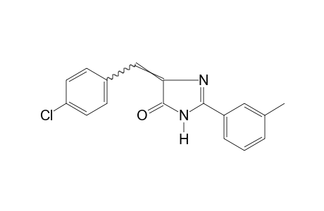 4-(p-CHLOROBENZYLIDENE)-2-m-TOLYL-2-IMIDAZOLIN-5-ONE