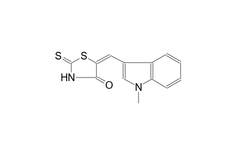 (5E)-5-[(1-methyl-1H-indol-3-yl)methylene]-2-thioxo-1,3-thiazolidin-4-one
