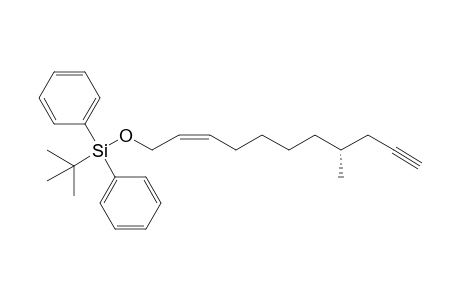 tert-Butyl-[(Z,8R)-8-methylundec-2-en-10-ynoxy]-diphenyl-silane