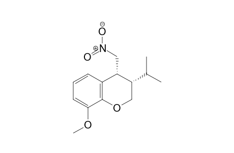 (3S,4R)-3-Isopropyl-8-methoxy-4-(nitromethyl)chroman