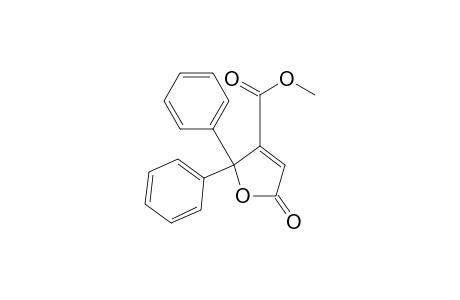 3-Furancarboxylic acid, 2,5-dihydro-5-oxo-2,2-diphenyl-, methyl ester