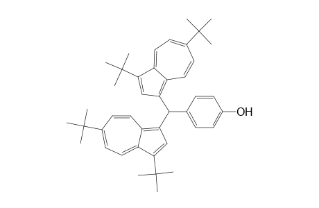 4-[bis(3,6-ditert-butyl-1-azulenyl)methyl]phenol