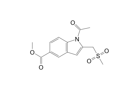 1H-Indole-5-carboxylic acid, 1-acetyl-2-[(methylsulfonyl)methyl]-, methyl ester