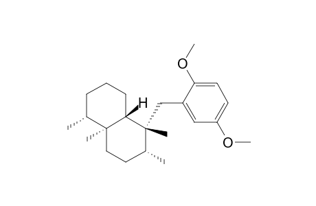 Naphthalene, 1-[(2,5-dimethoxyphenyl)methyl]decahydro-1,2,4a,5-tetramethyl-, [1R-(1.alpha.,2.beta.,4a.beta.,5.beta.,8a.alpha.)]-