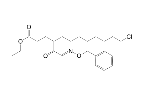 Ethyl (E)-4-(2-((benzyloxy)imino)acetyl)-12-chlorododecanoate